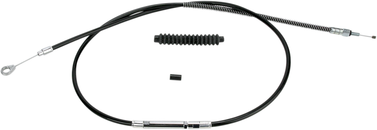 High-Efficiency Black Vinyl Clutch Cable - +6" Size