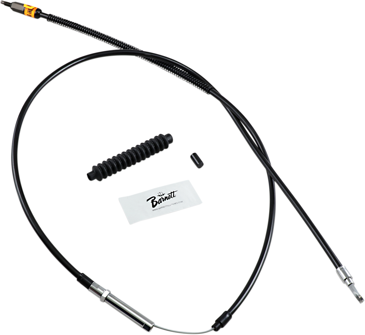 High-Efficiency Black Vinyl Clutch Cable - +6" Size