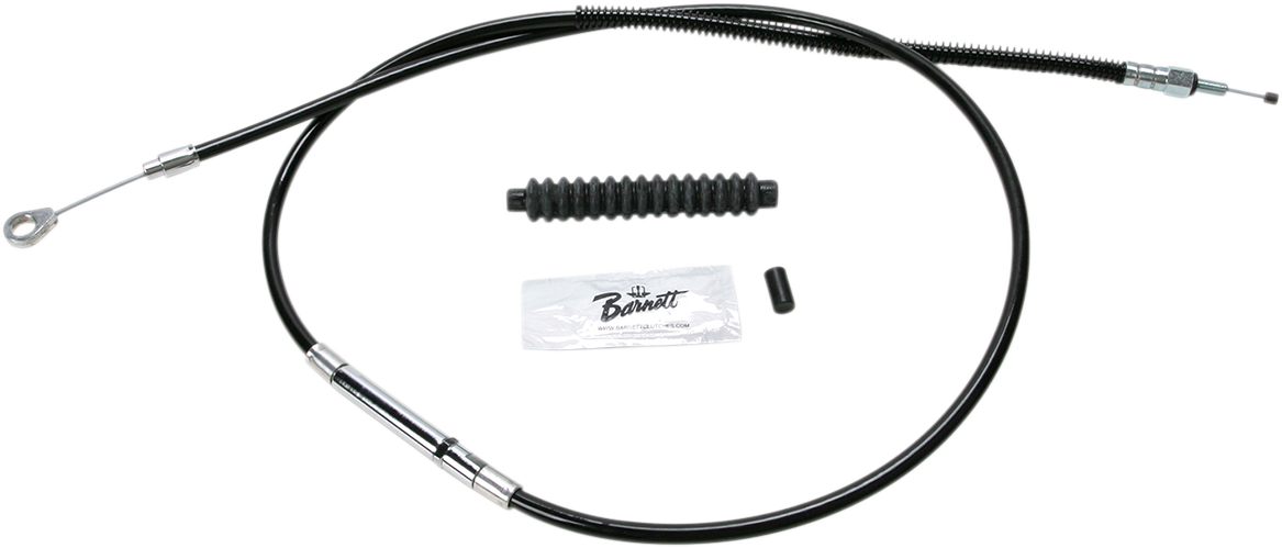 High-Efficiency Black Vinyl Clutch Cable - +6" Size