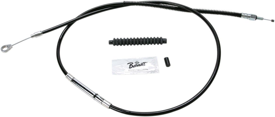 High-Efficiency Black Vinyl Clutch Cable - +6" Size