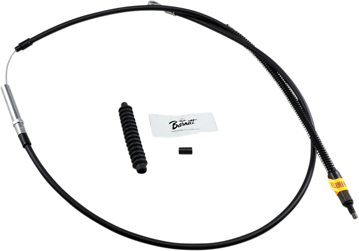High-Efficiency Black Vinyl Clutch Cable - +6" Size