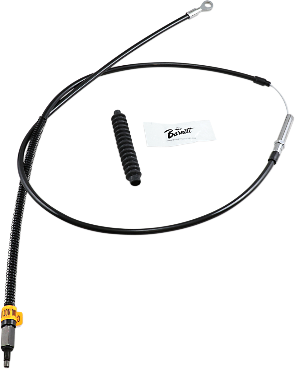 High-Efficiency Black Vinyl Clutch Cable - +6" Size