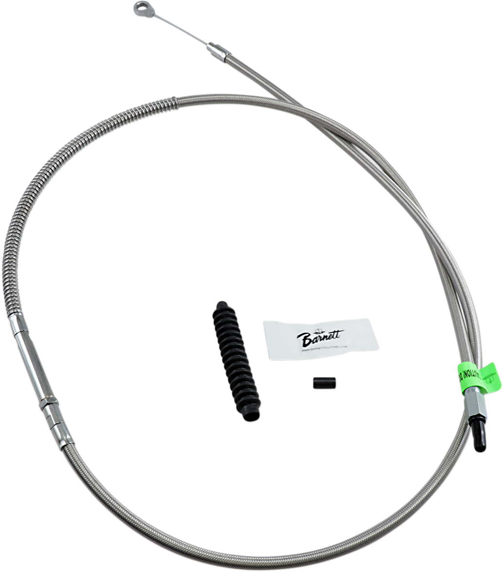 High-Efficiency Stainless Steel Clutch Cable for Harley-Davidson - +6" - '07-'14 Softail