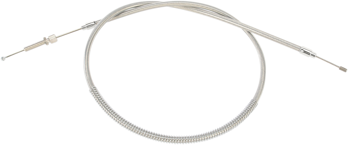 High-Efficiency Stainless Steel Clutch Cable for Harley-Davidson - Standard - '68-'85