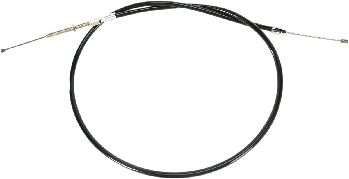 High-Efficiency Black Vinyl Clutch Cable - +6" Size