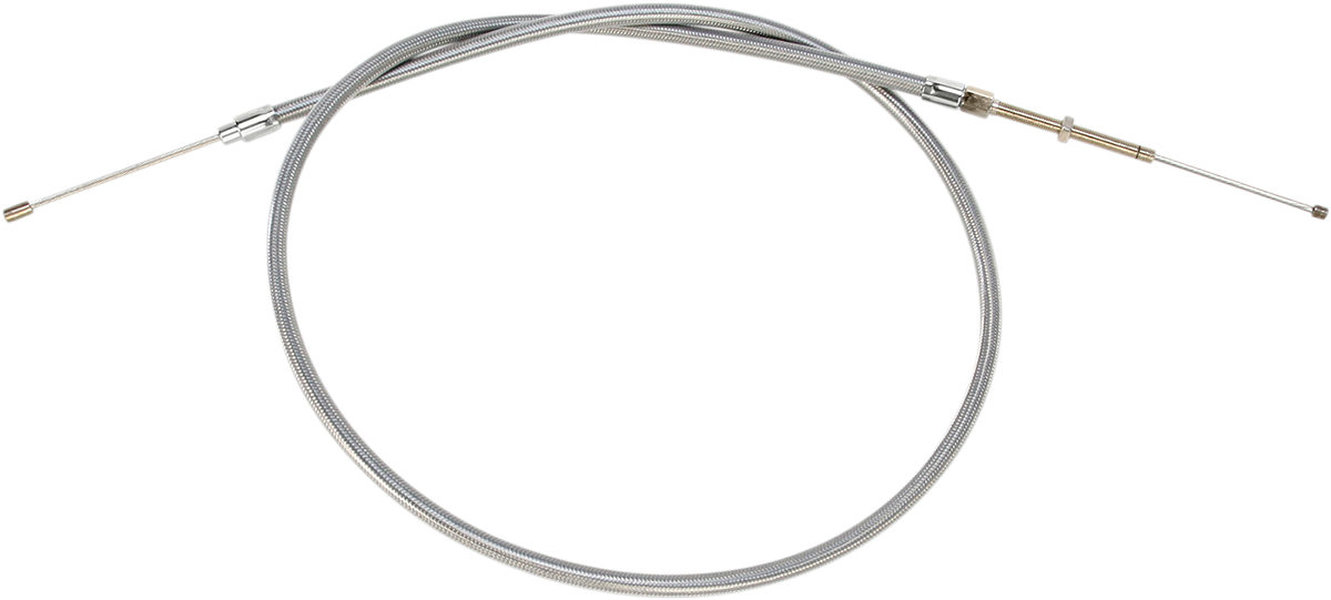 High-Efficiency Stainless Steel Clutch Cable for Harley-Davidson - +6" - '71-'85 Sportster