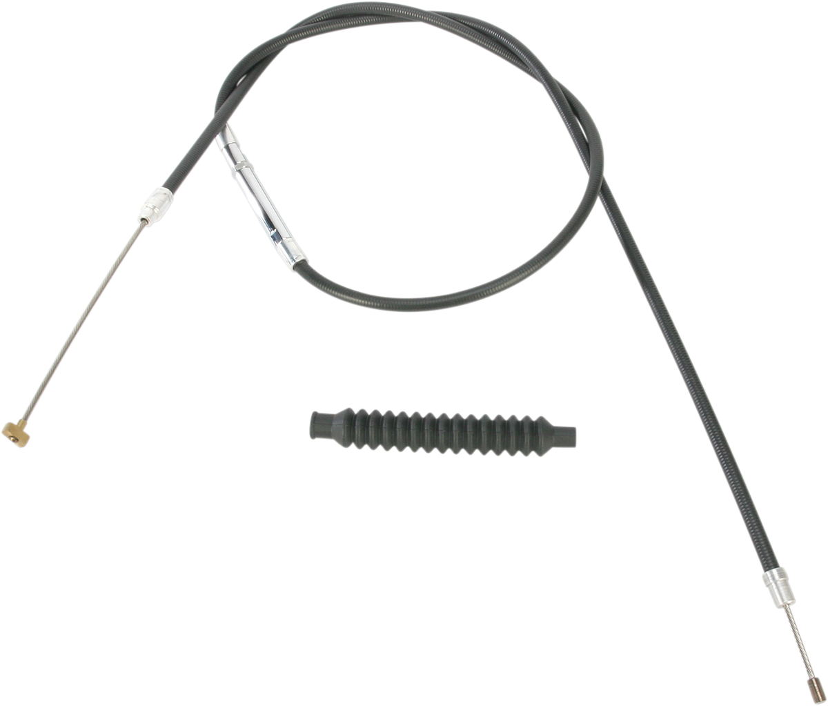 High-Efficiency Black Vinyl Clutch Cable - +6" Size