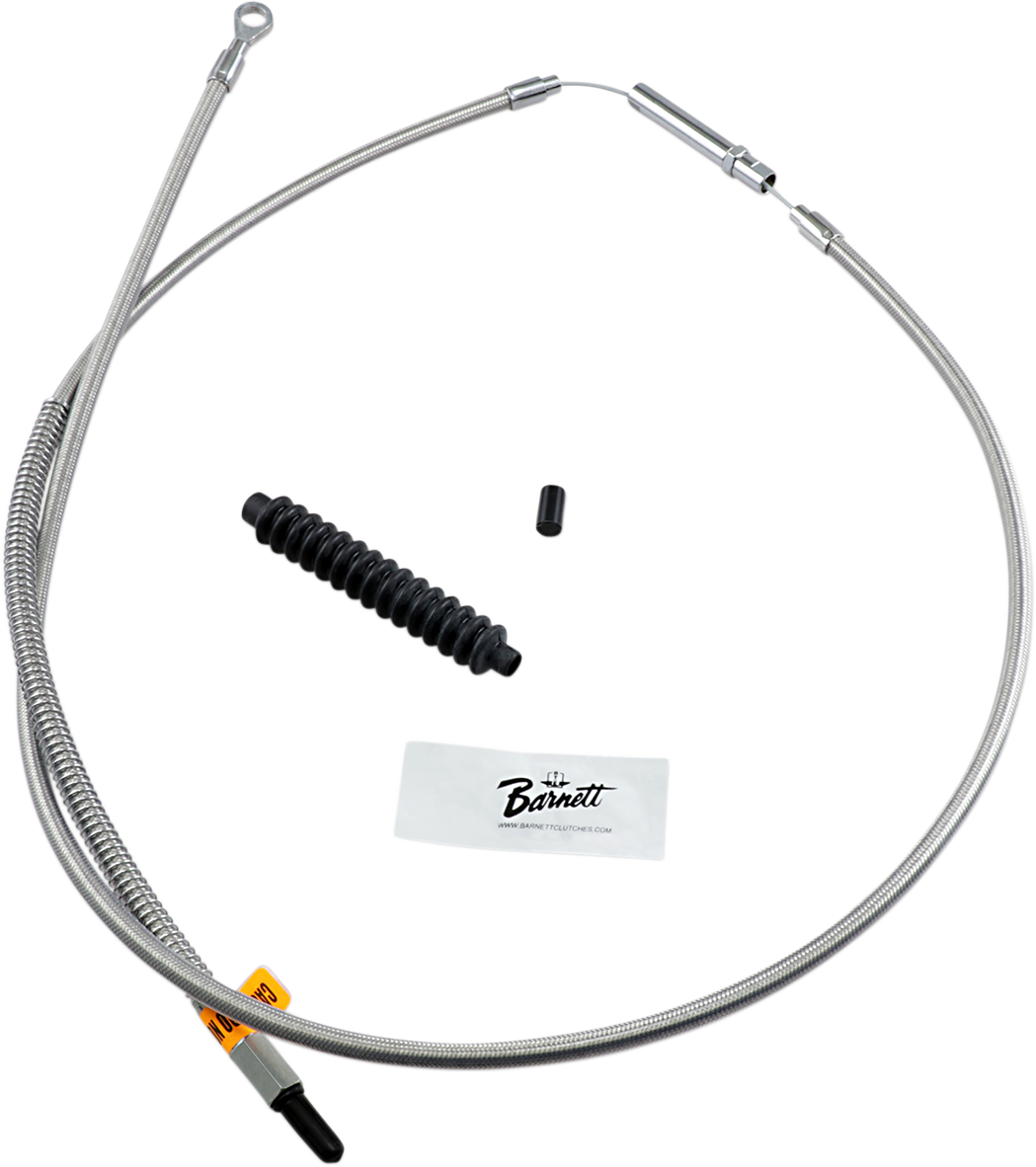 High-Efficiency Stainless Steel Clutch Cable for Harley-Davidson - +10" - '89-'06 Touring