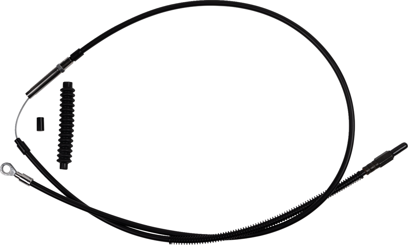 High-Efficiency Black Vinyl Clutch Cable - Standard Size