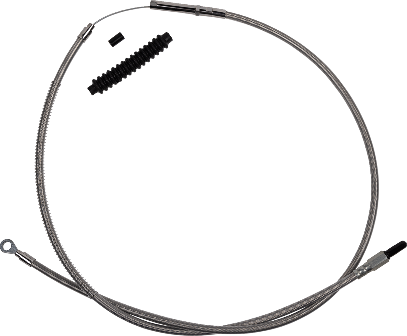 High-Efficiency Stainless Steel Clutch Cable for Harley-Davidson - Standard - '18-'23 Softail
