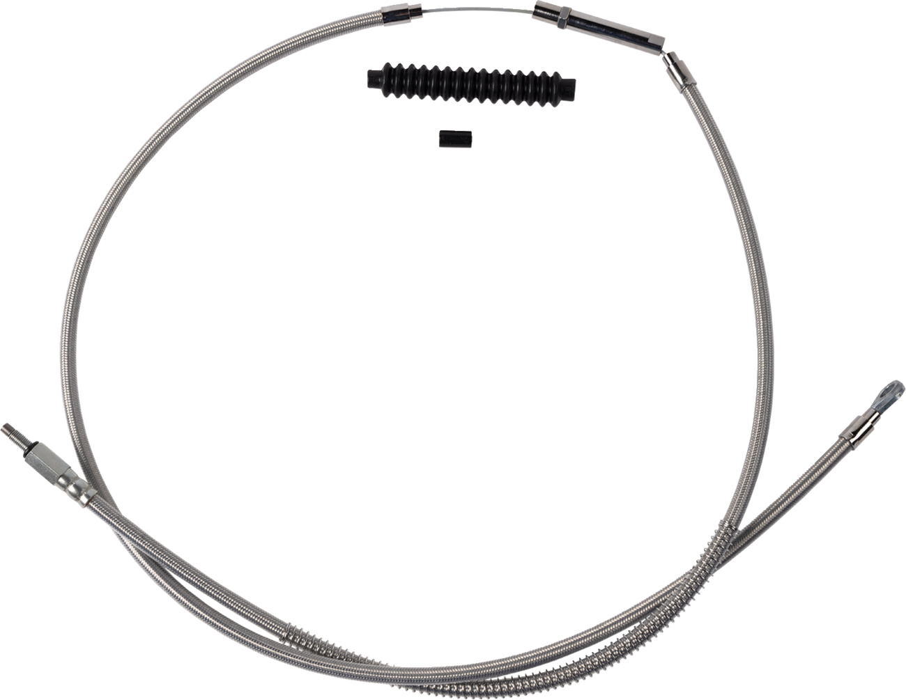 High-Efficiency Stainless Steel Clutch Cable for Harley-Davidson - +8" - '18-'23 Softail