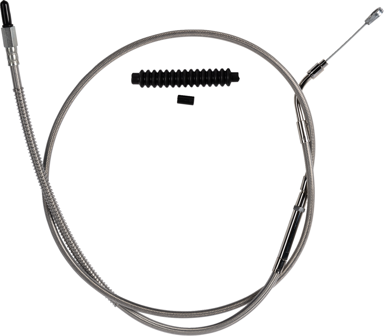 High-Efficiency Stainless Steel Clutch Cable for Harley-Davidson - +6" - '21-'24 FLH