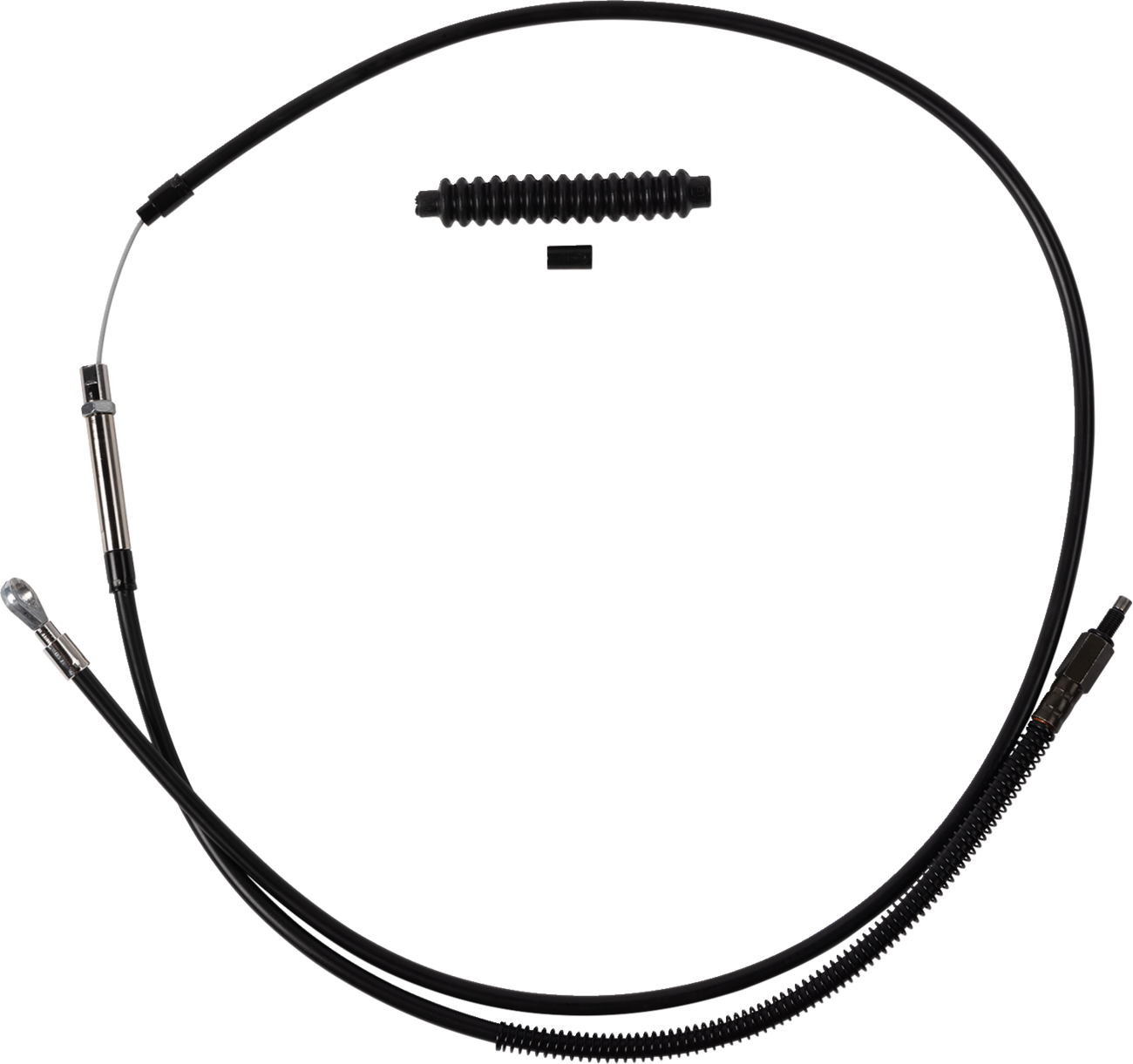 High-Efficiency Black Vinyl Clutch Cable - +6" Size