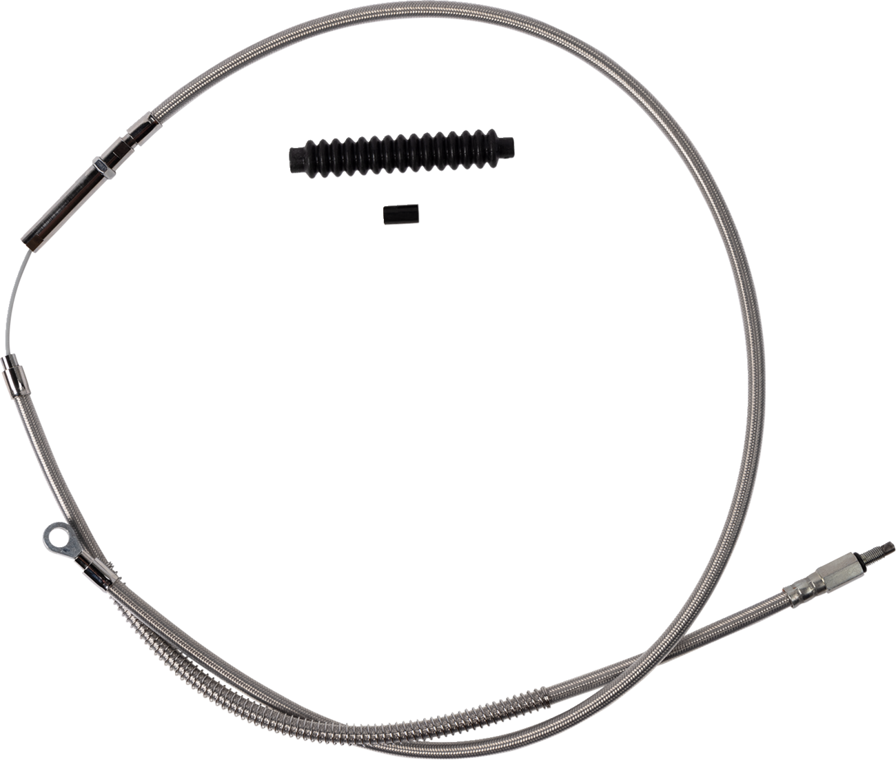 High-Efficiency Stainless Steel Clutch Cable for Harley-Davidson - Standard - '21-'24 FL
