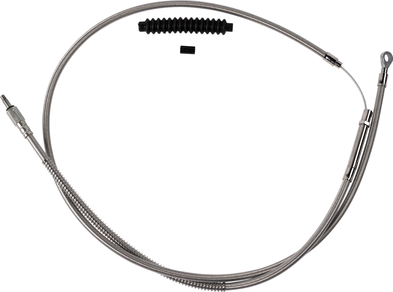 High-Efficiency Stainless Steel Clutch Cable for Harley-Davidson - +8" - '21-'24 FL