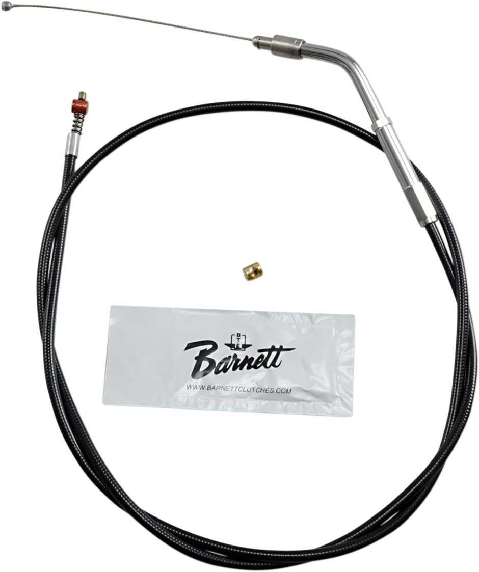 Black Vinyl Idle Cable - +6" Size - 38" Length