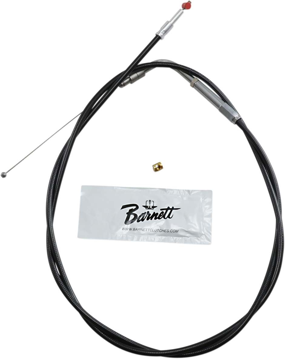 Black Vinyl Throttle Cable - +6" Size - 45" Length