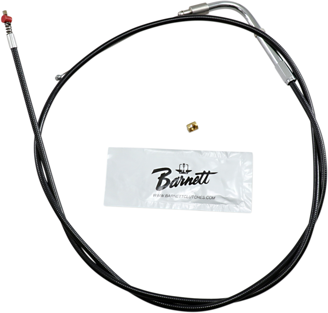 Black Vinyl Idle Cable - +3" Size - 42" Length