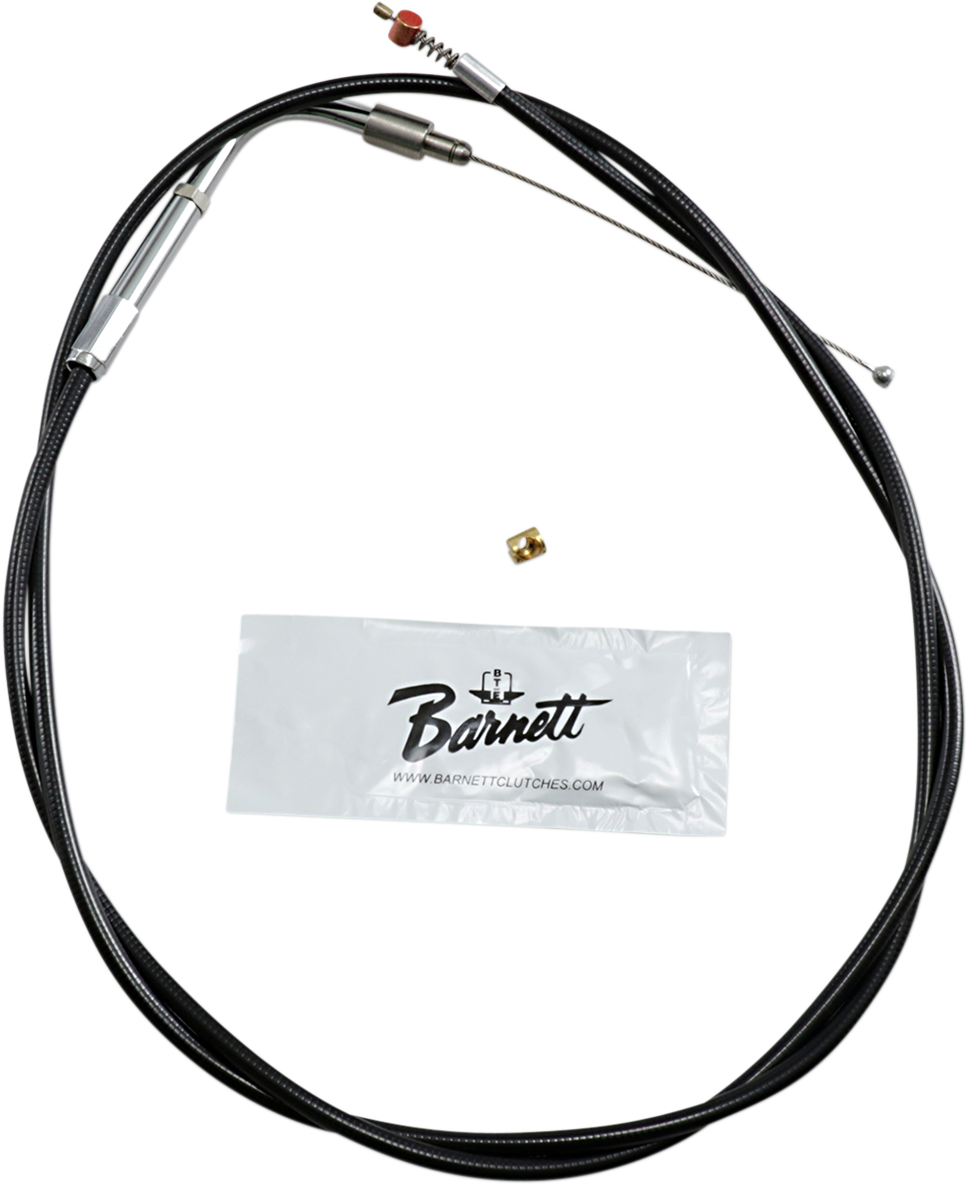 Black Vinyl Idle Cable - +6" Size - 45" Length