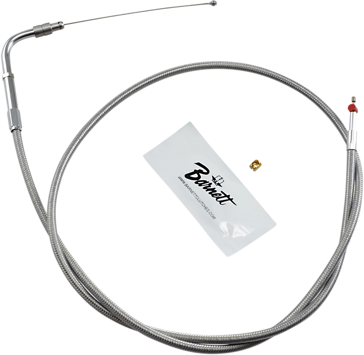 Stainless Steel Throttle Cable - +3" - '02-'07 FLH