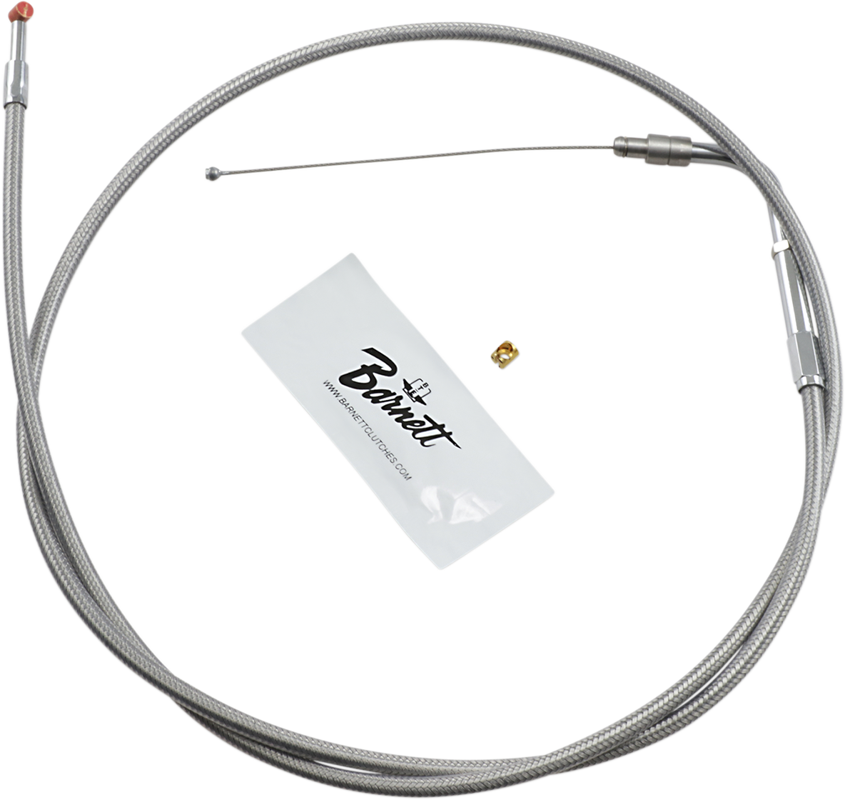 Stainless Steel Throttle Cable - +6" - '02-'07 FLH