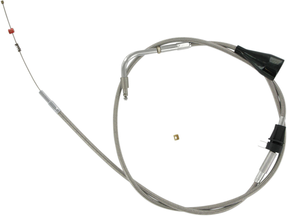 Stainless Steel Idle Cable - Cruise - +6" - '02-'07 FLH