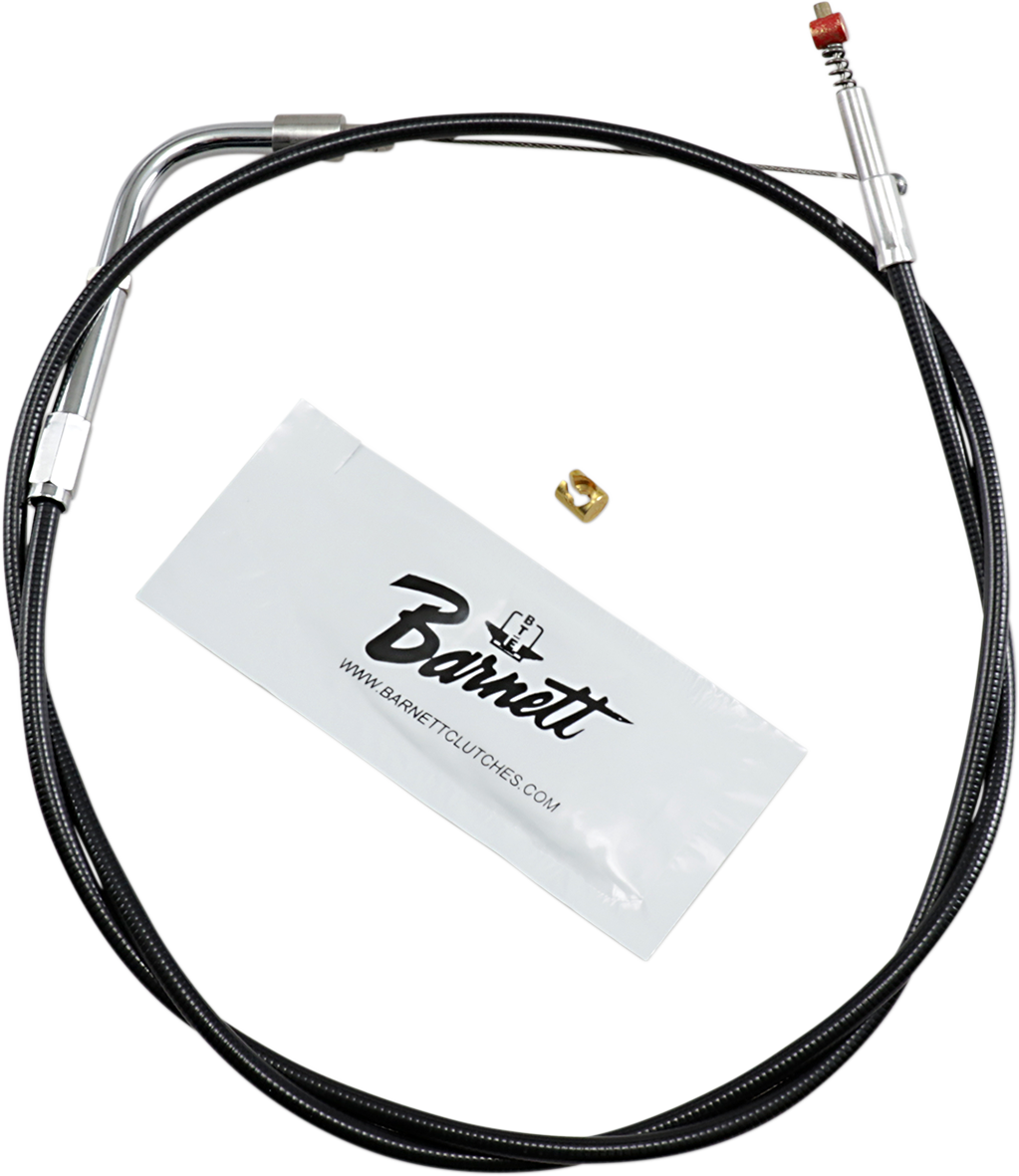 Black Vinyl Idle Cable - +6" Size - 37" Length