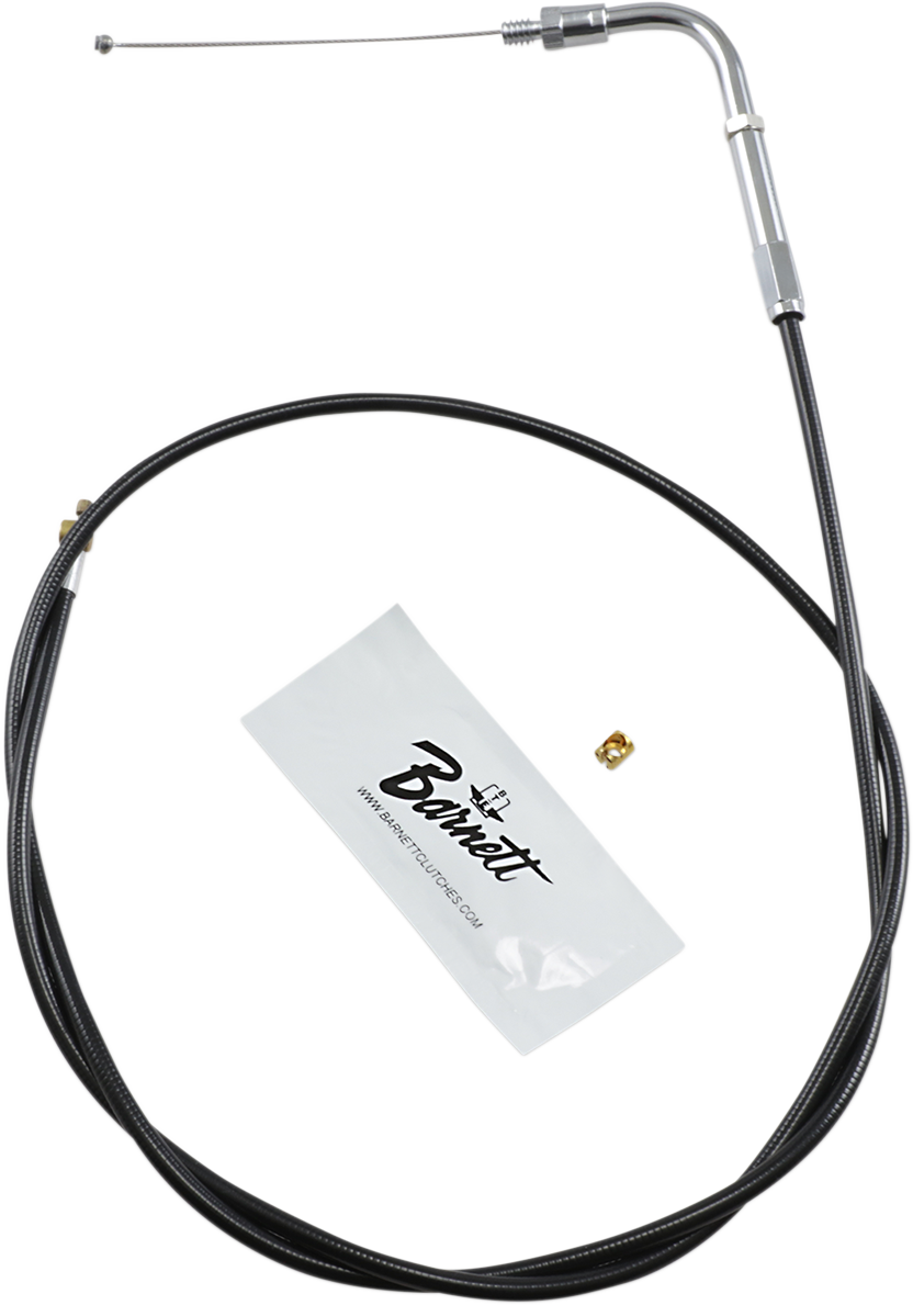 Black Vinyl Throttle Cable - +6" Size - 39-1/2" Length