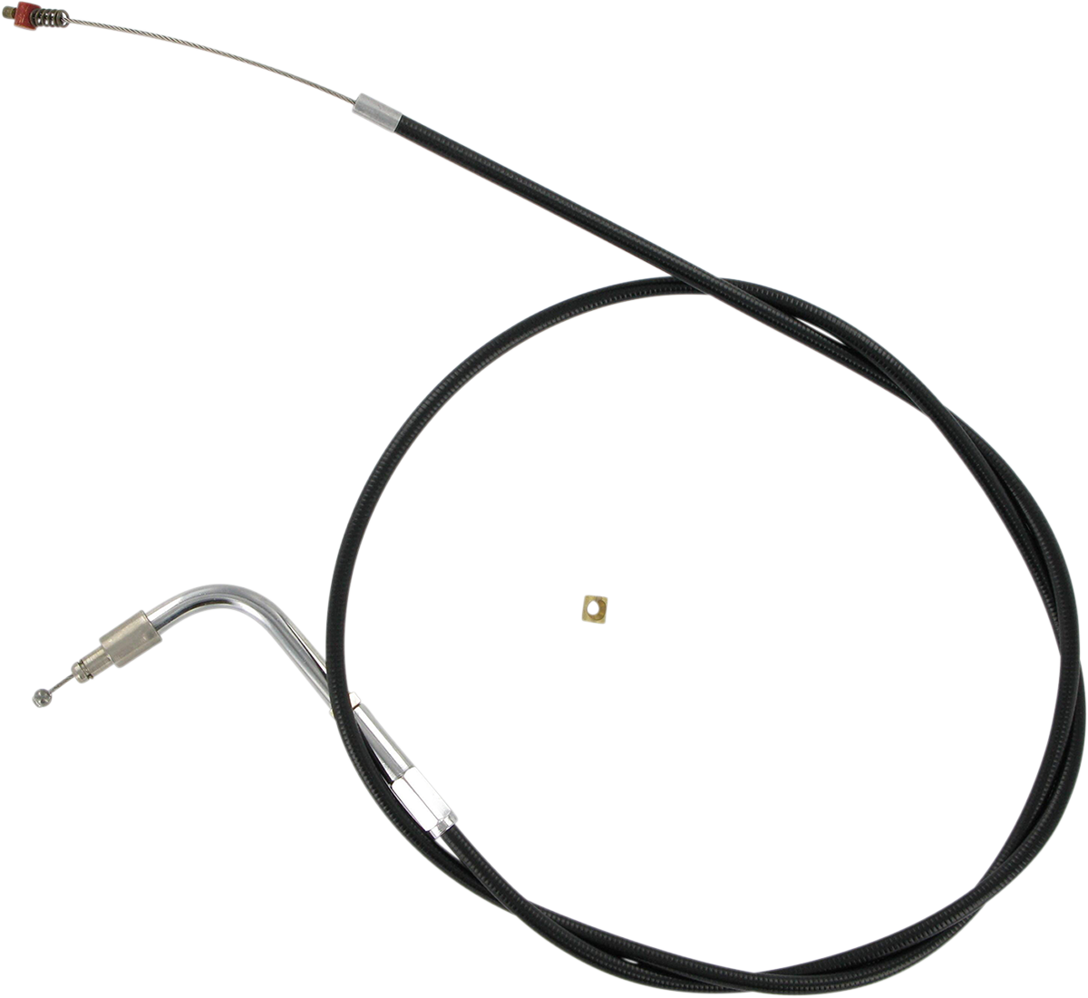 Black Vinyl Throttle Cable - +6" Size - 38" Length