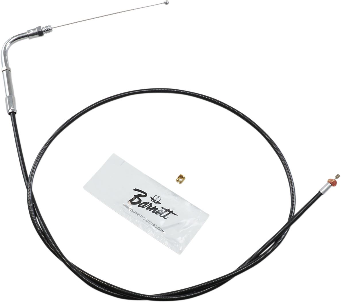 Black Vinyl Throttle Cable - +6" Size - 41" Length