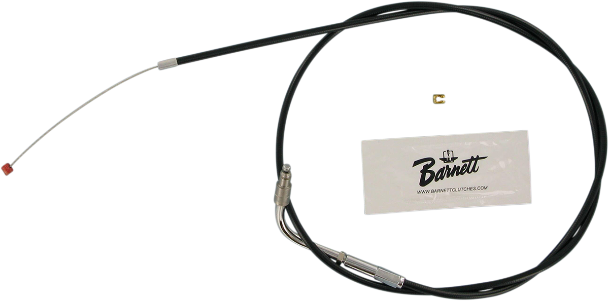 Black Vinyl Throttle Cable - +6" Size - 41" Length