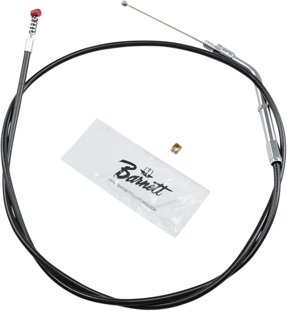 Black Vinyl Idle Cable - +6" Size - 39" Length