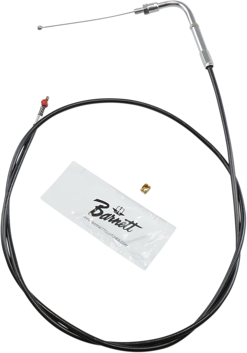 Black Vinyl Idle Cable - +6" Size - 48" Length