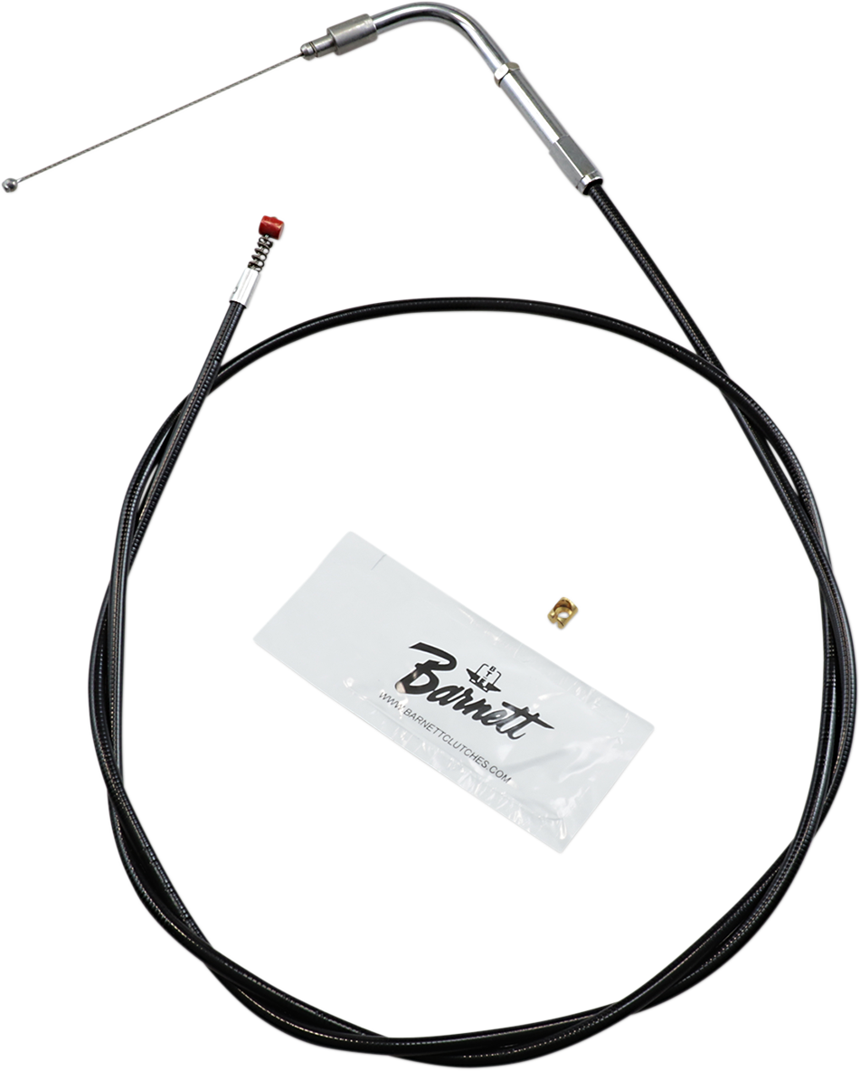 Black Vinyl Idle Cable - +6" Size - 48" Length