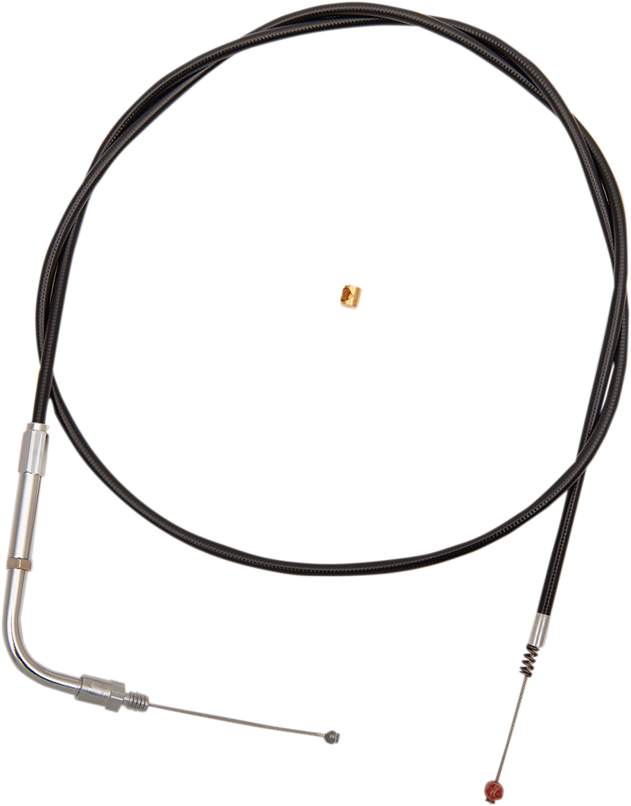 Black Vinyl Idle Cable - +6" Size - 41" Length