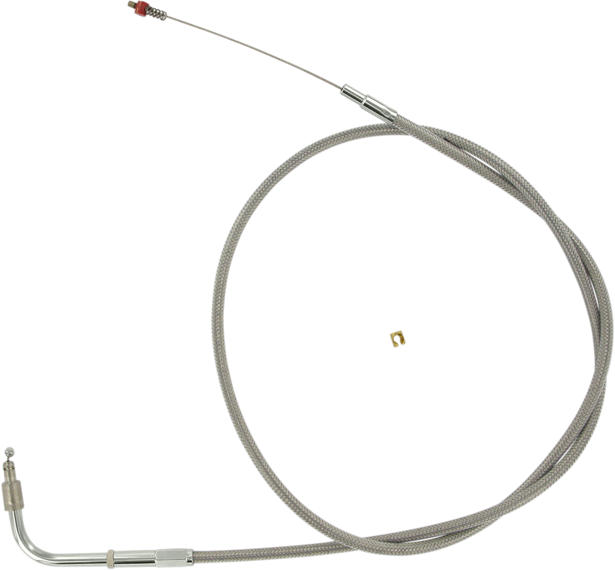 Stainless Steel Idle Cable - +6" - Dyna/FXR/Softail