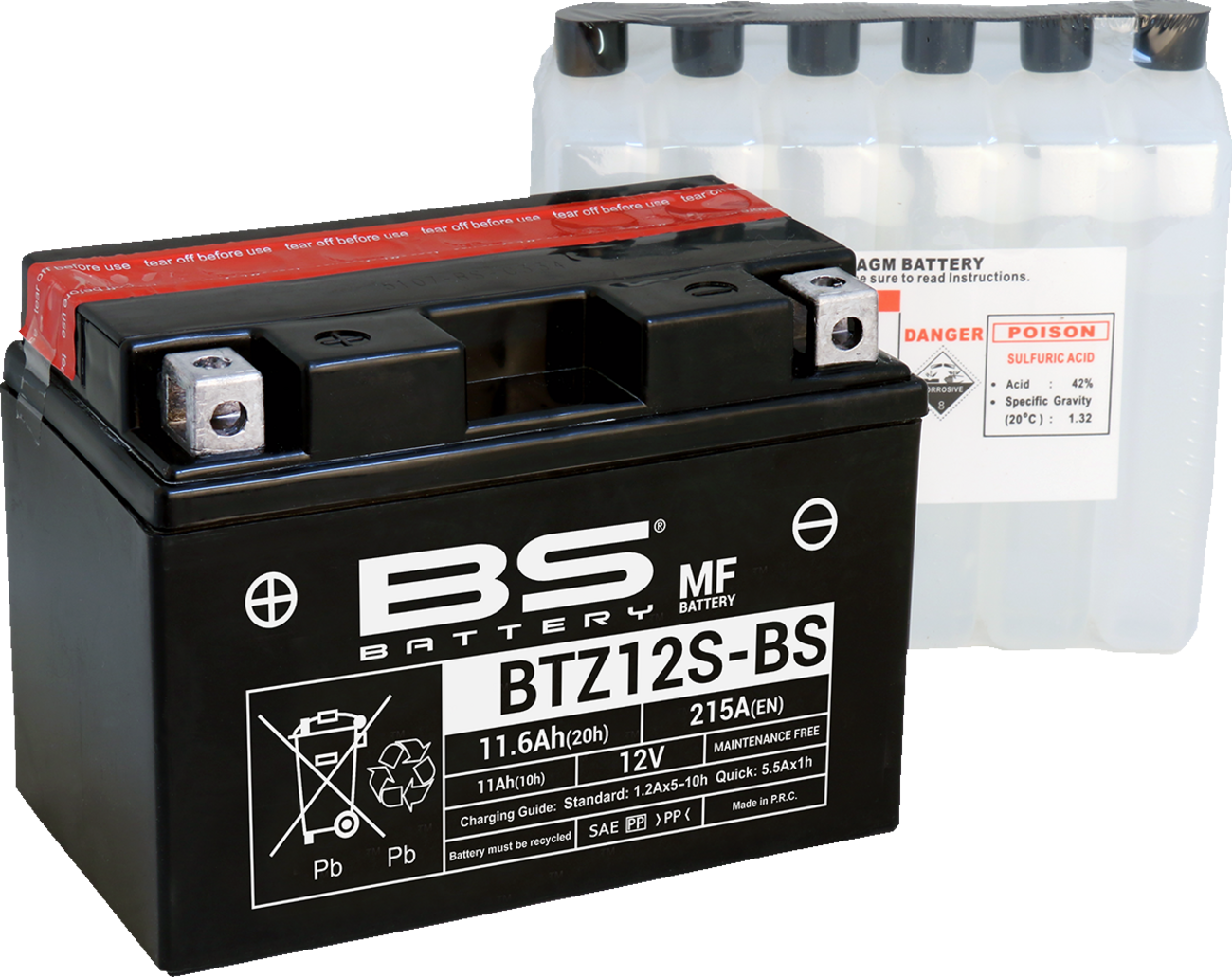 Battery - BTZ12S-BS (YTZ)
