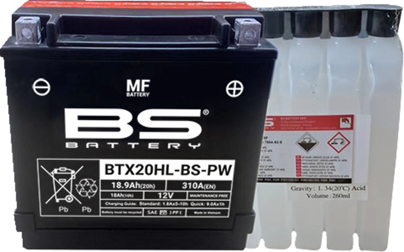 Battery - BTX20HL-BS-PW (YTX)