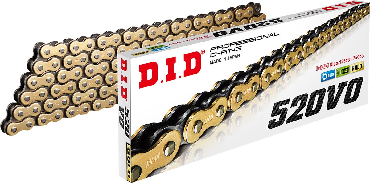 520 VO Drive Chain - Gold & Black - 100 Link