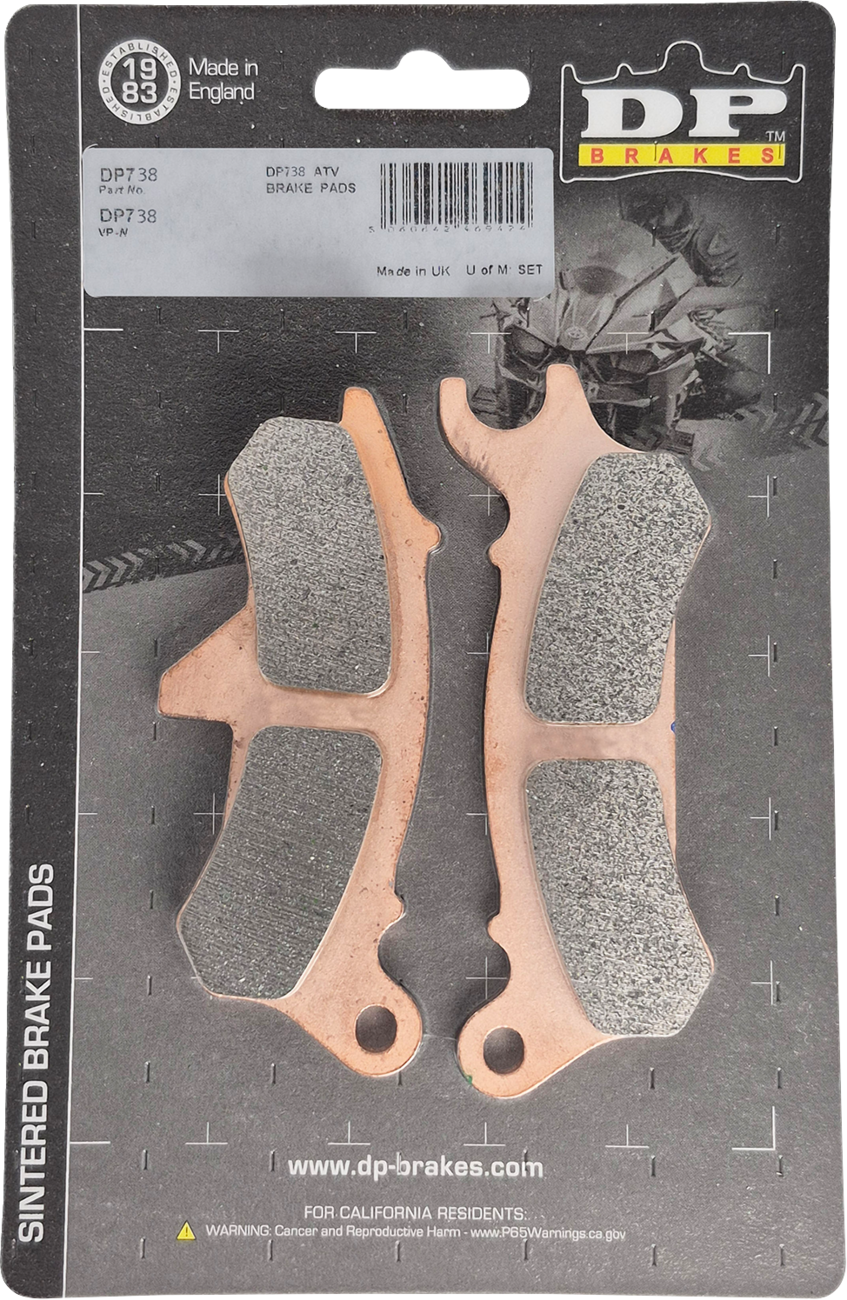 Sintered Brake Pads - Kawasaki Ridge Ranch - Front Left