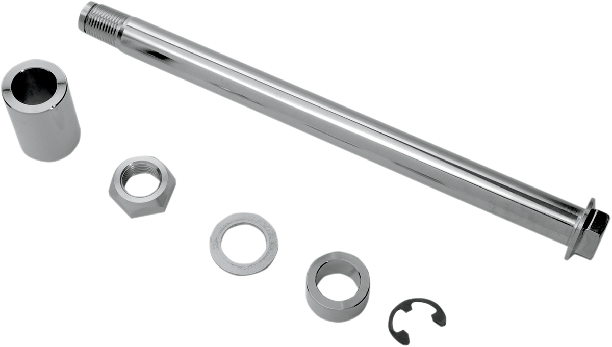 Axle Kit - Rear - Chrome - '08-'17 Softail
