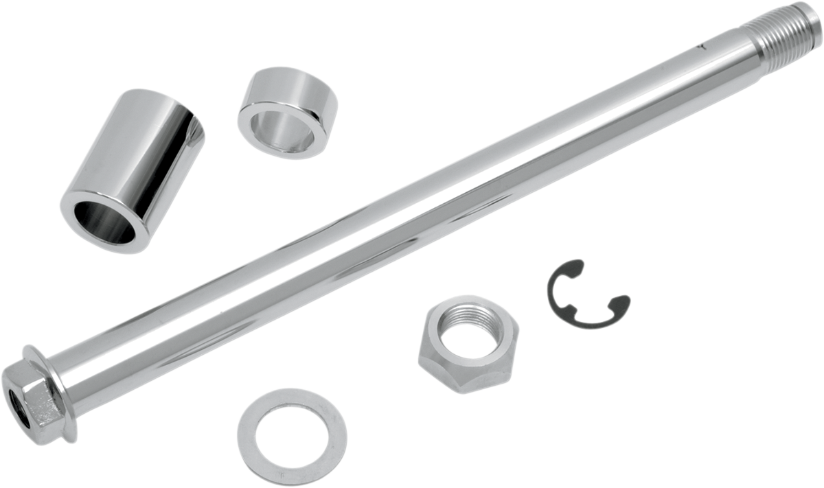 Axle Kit - Rear - Chrome - '08-'17 Dyna