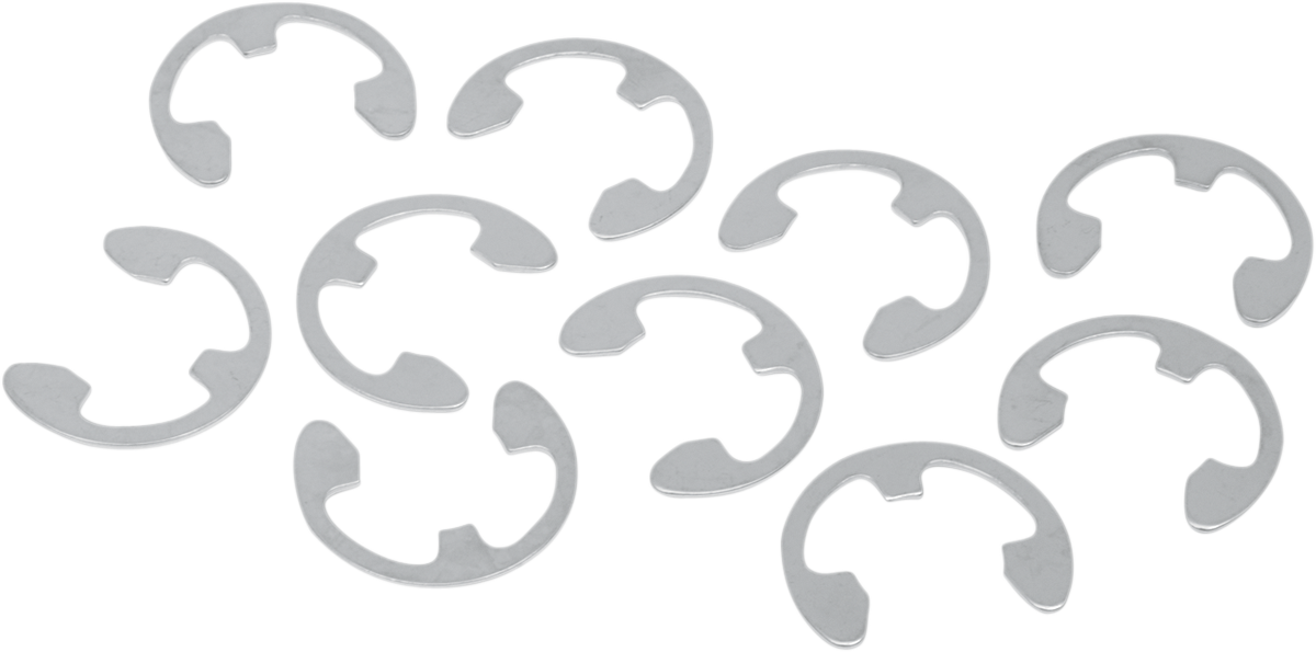 Axle Nut Retainers - Rear - Chrome - 10 Pack - '08-'26 Harley-Davidson