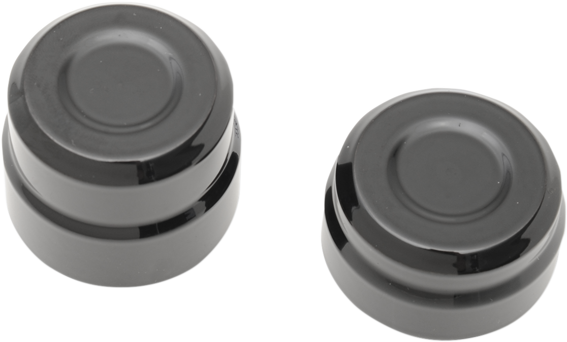 Axle Caps - Rear - Black - Pair