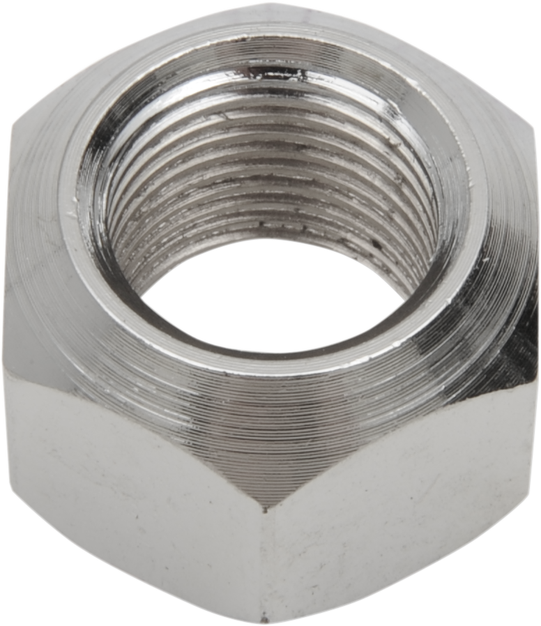 Axle Nut - Front - Chrome - 5/8"-18 Thread