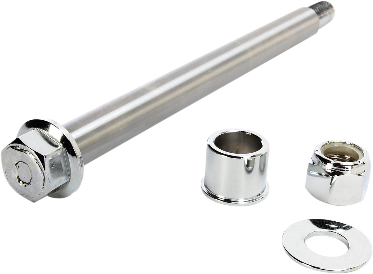 Axle Kit - Front - Chrome - '00-'06 Softail Springer