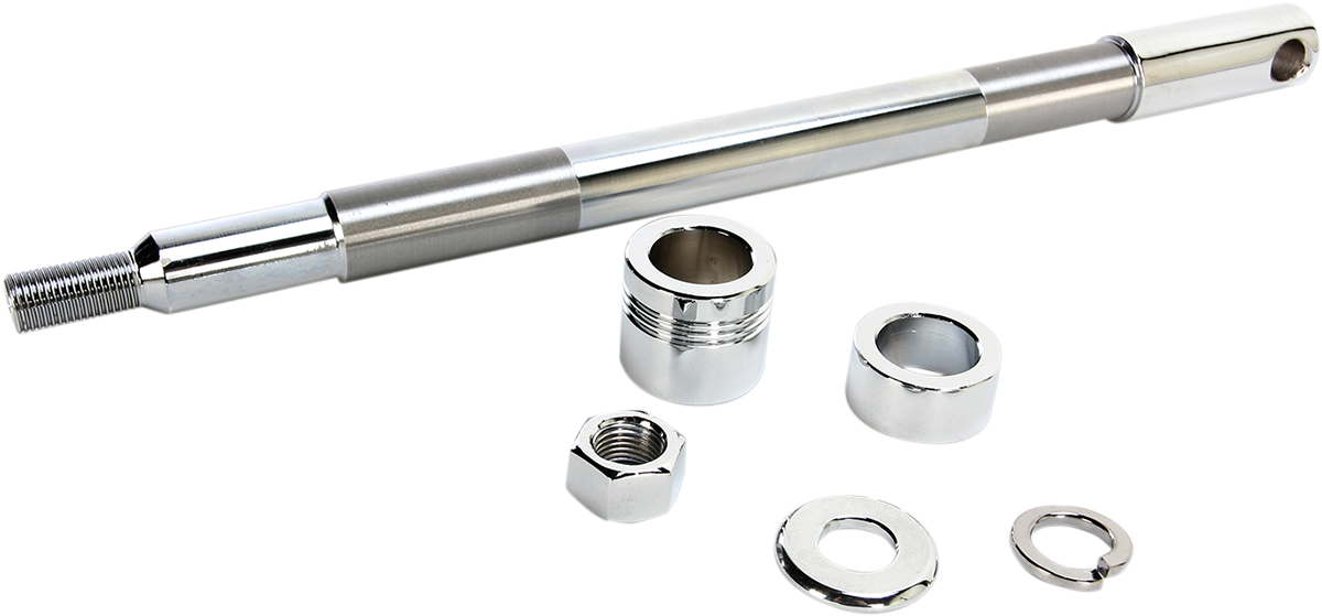 Axle Kit - Front - Chrome - '00-'06 Softail