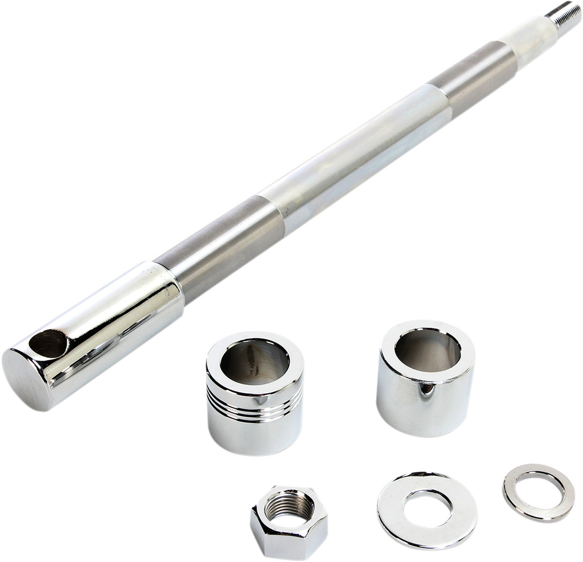 Axle Kit - Front - Chrome - '00-'06 Softail/Dyna