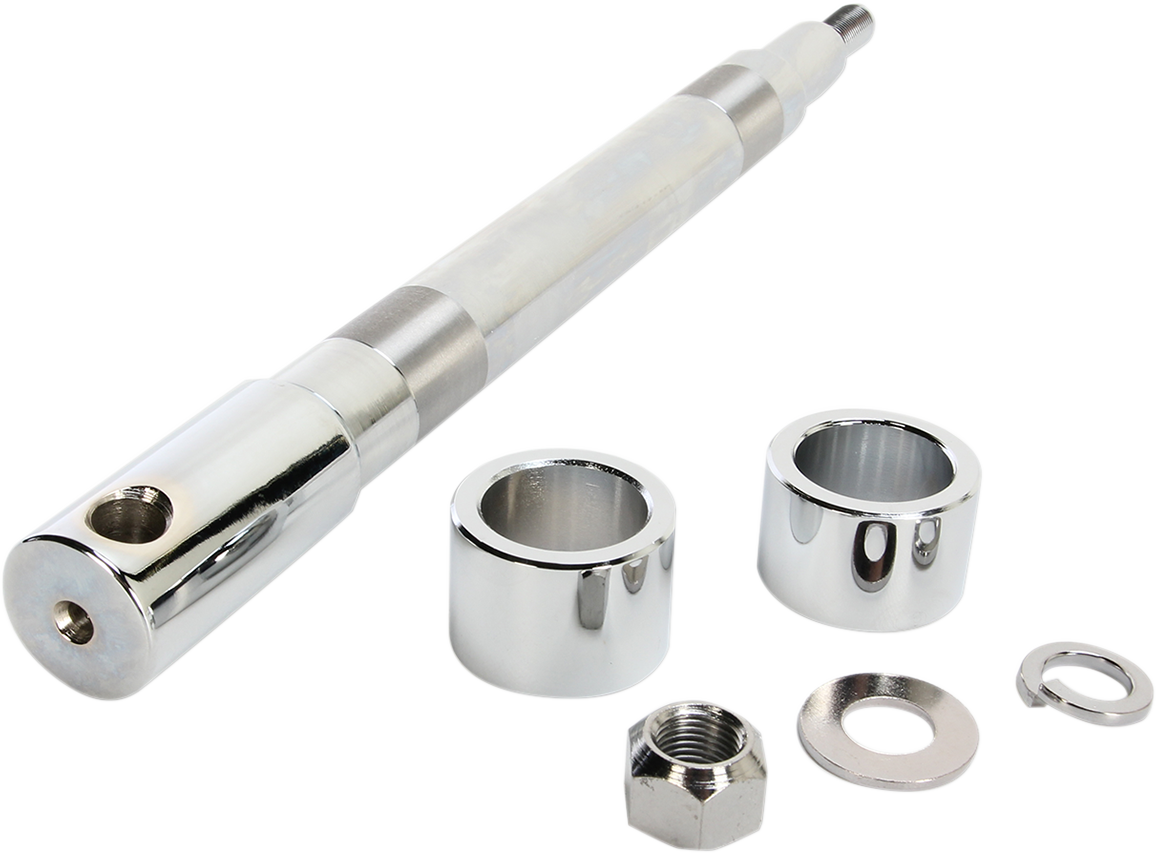 Axle Kit - Front - Chrome - '00-'07 Touring
