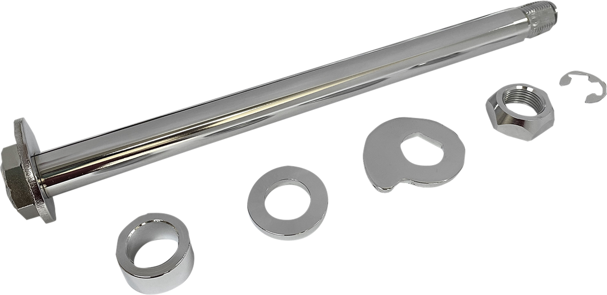 Axle Kit - Rear - Chrome - '09-'13 Touring